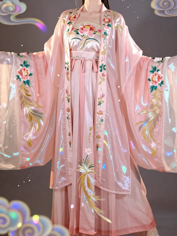 “柔霞百花流金裳”的效果图
