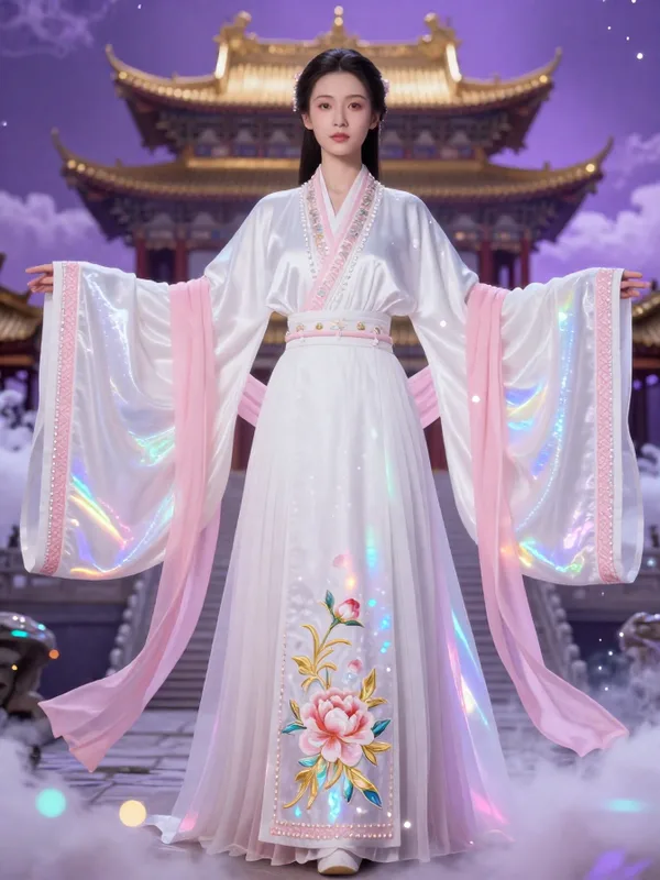 “天蓝玉蕊流光裳”的效果图